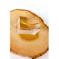 Ασημένιο κολιέ - επίχρυση καμπυλωτή πλάκα (SN200)